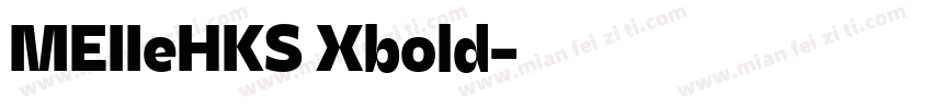 MEIIeHKS Xbold字体转换